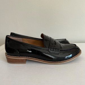 Steve Madden Women Cylo Patent Leather Loafers Size 8
